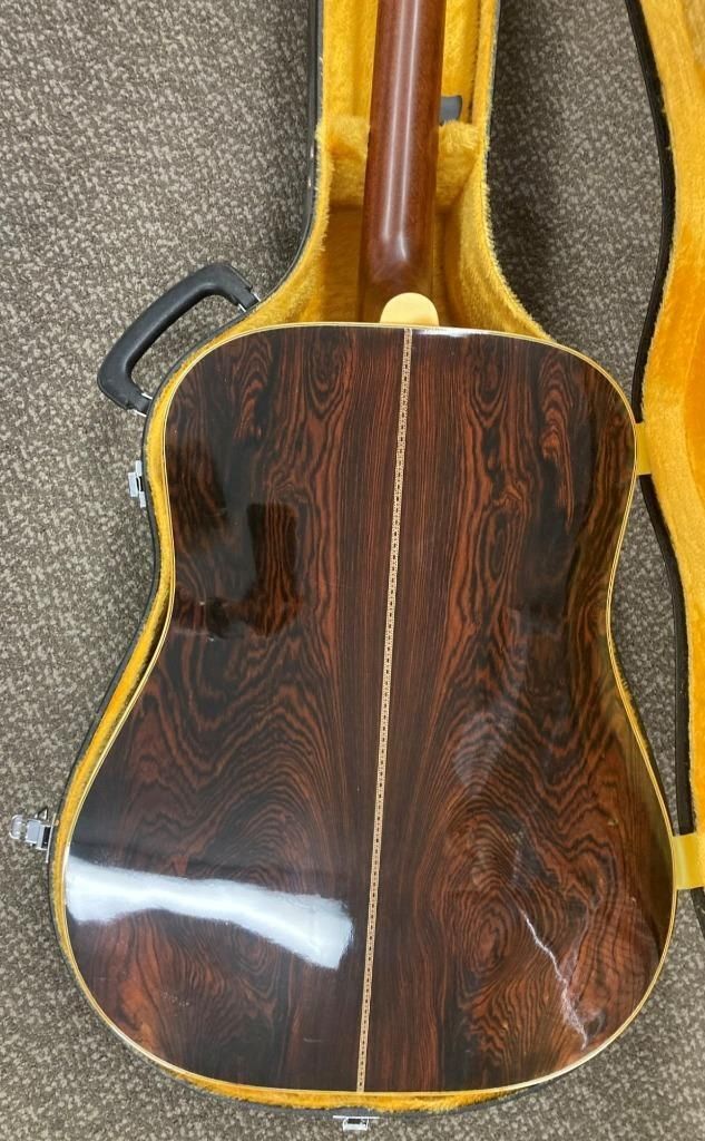 1977 Takamine F-455S 6-saitige Gitarre mit Perlmutt-Inlay mit Hartschalenkoffer