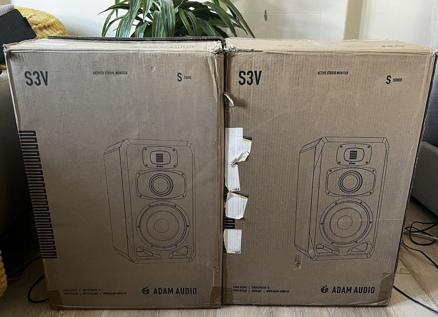 Adam Audio S3V Paar Studio Monitor Lautsprecher