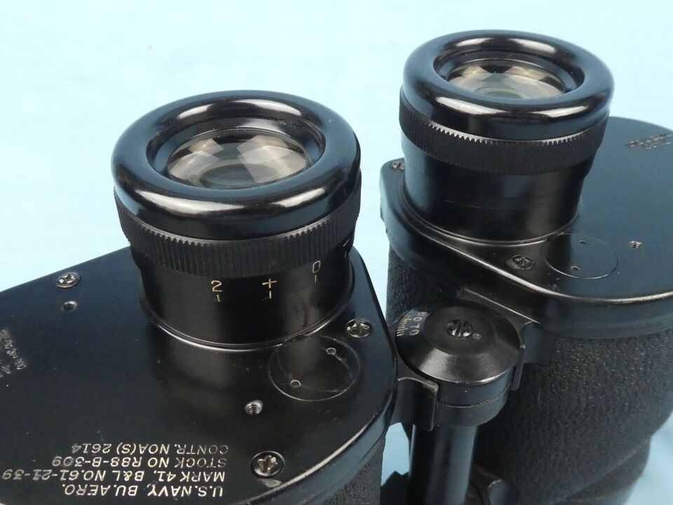 Bausch & Lomb Mark 41 BU Aero 7x50 Weitfeld Fernglas & Etui