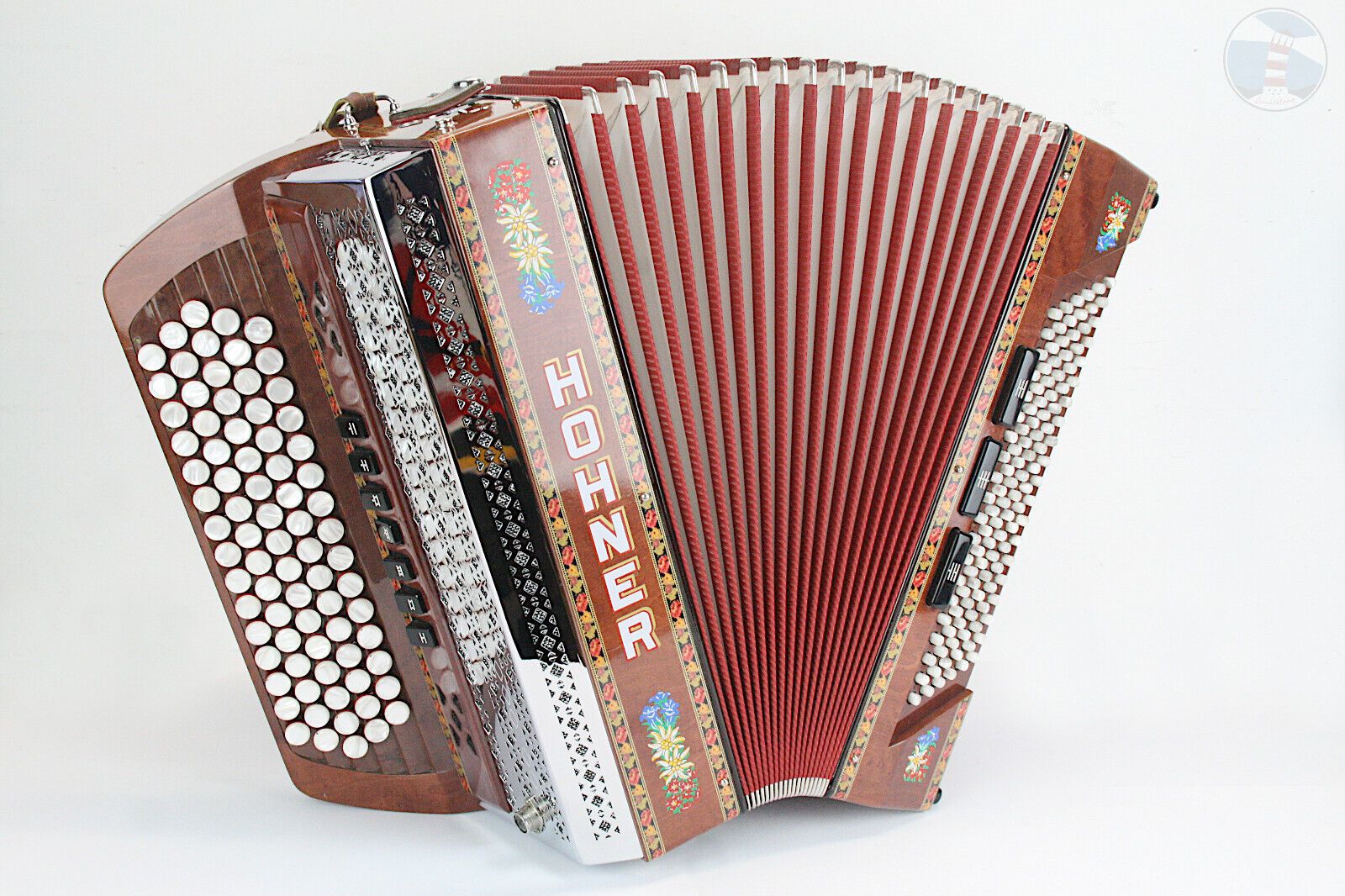 Hohner Alpina IV K Akkordeon, 120 Bass, C-Griff, Cassotto