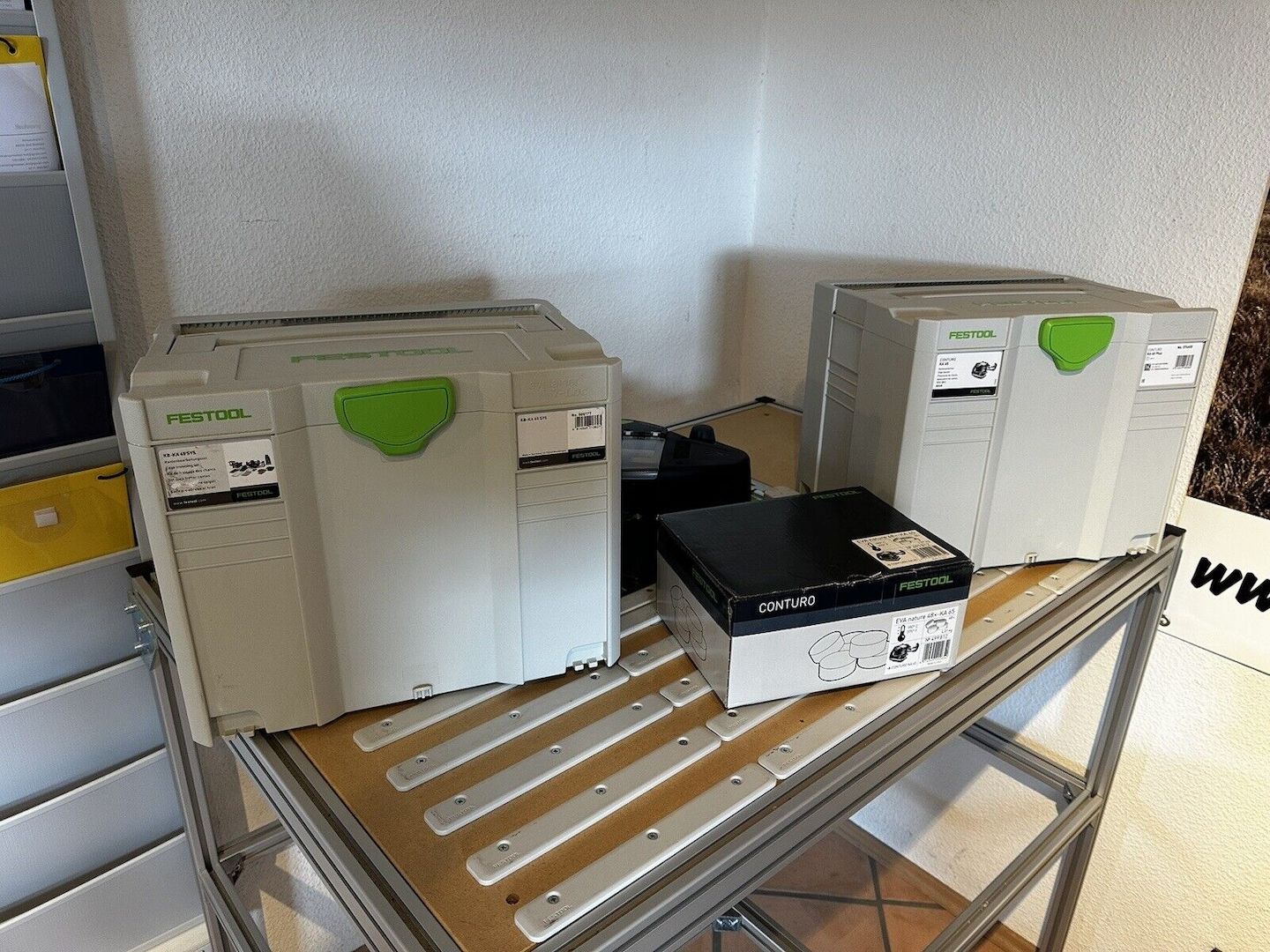 Kantenanleimer CONTURO KA 65-Set, Art.-Nr. 577840 + Tisch + Zubehör