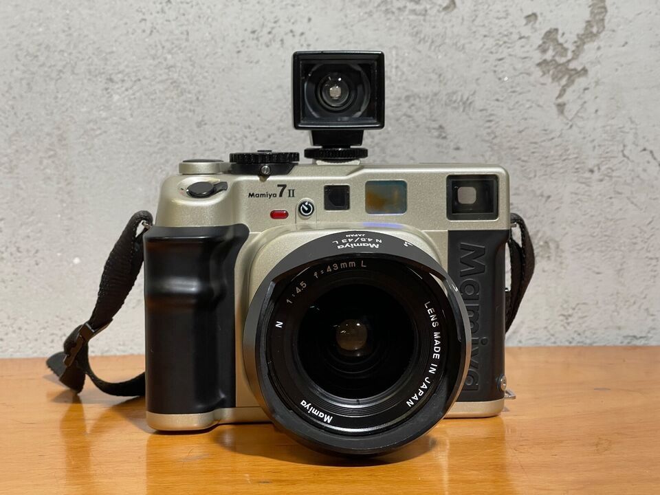 Mamiya 7 II Camera Set, 43+80 Optiken,Close-up Adapter Kit NK701,PL Filter ZE702