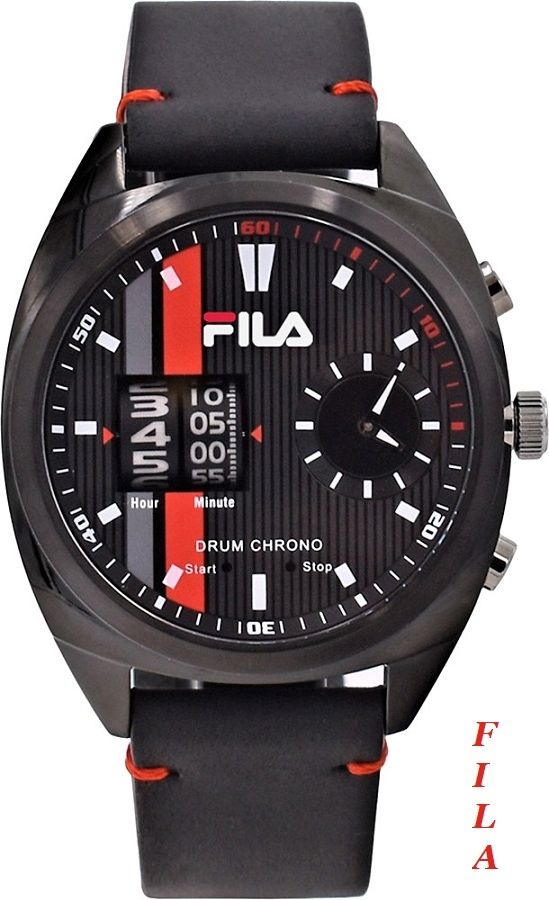 Fila Chronograph Uhr Edelstahl Herren NEU OVP.