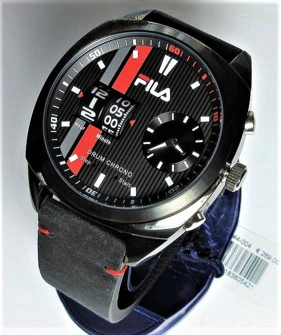 Fila Chronograph Uhr Edelstahl Herren NEU OVP.