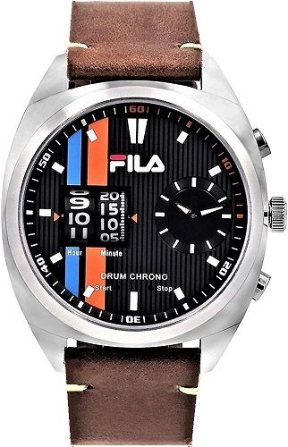 Fila Chronograph Uhr Edelstahl Herren NEU OVP.
