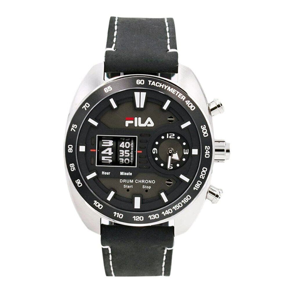 Fila Chronograph Uhr Edelstahl Herren NEU OVP.