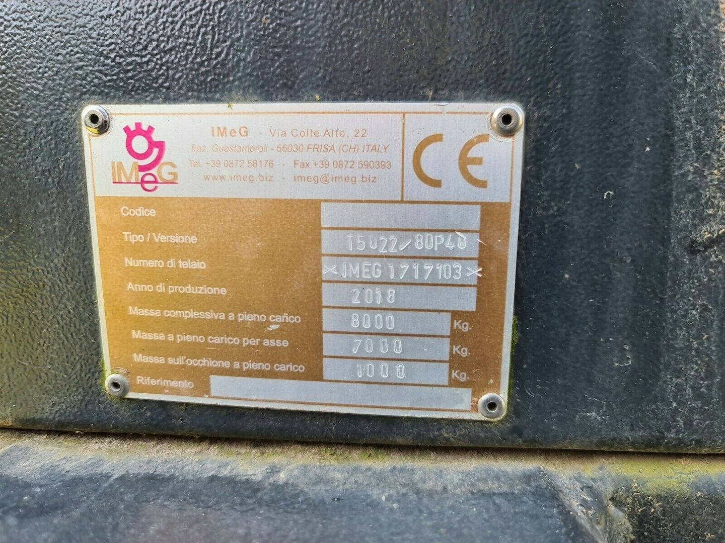 8.0t Einachs Dreiseitenkipper Anhänger 3-seiten Kipper, Druckluftbremse, 40kmh