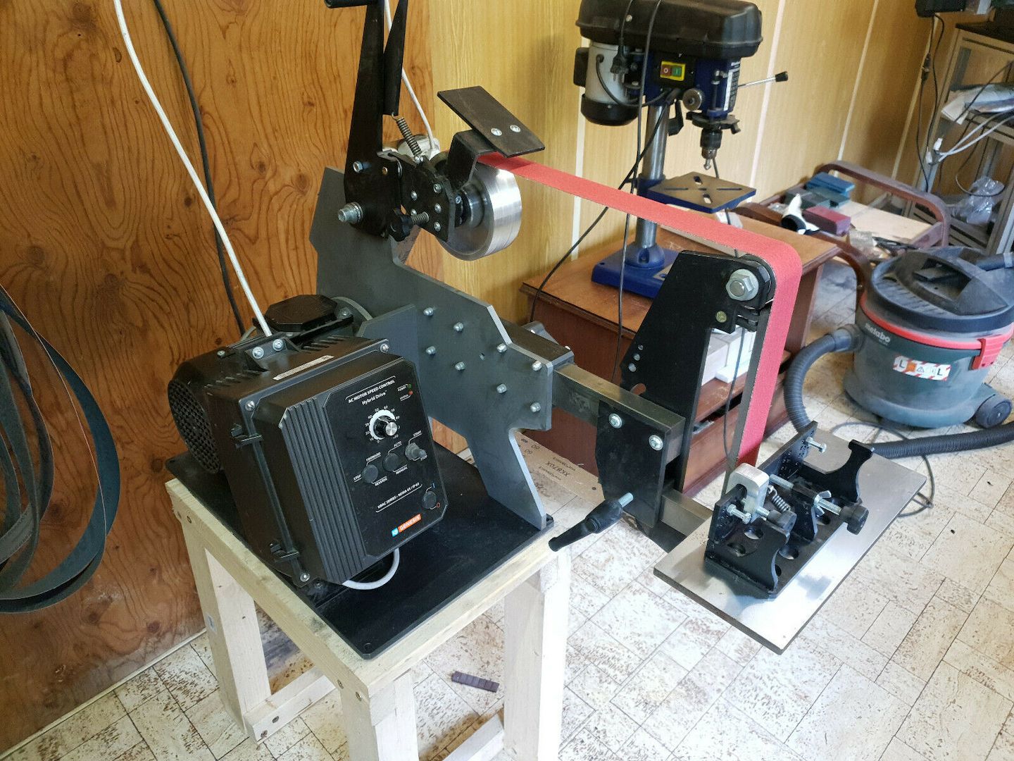 Bandschlefmaschine, Bandschleifer, Grinder 50x2000 mm