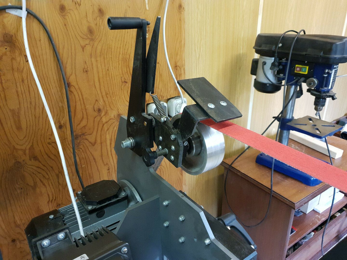 Bandschlefmaschine, Bandschleifer, Grinder 50x2000 mm