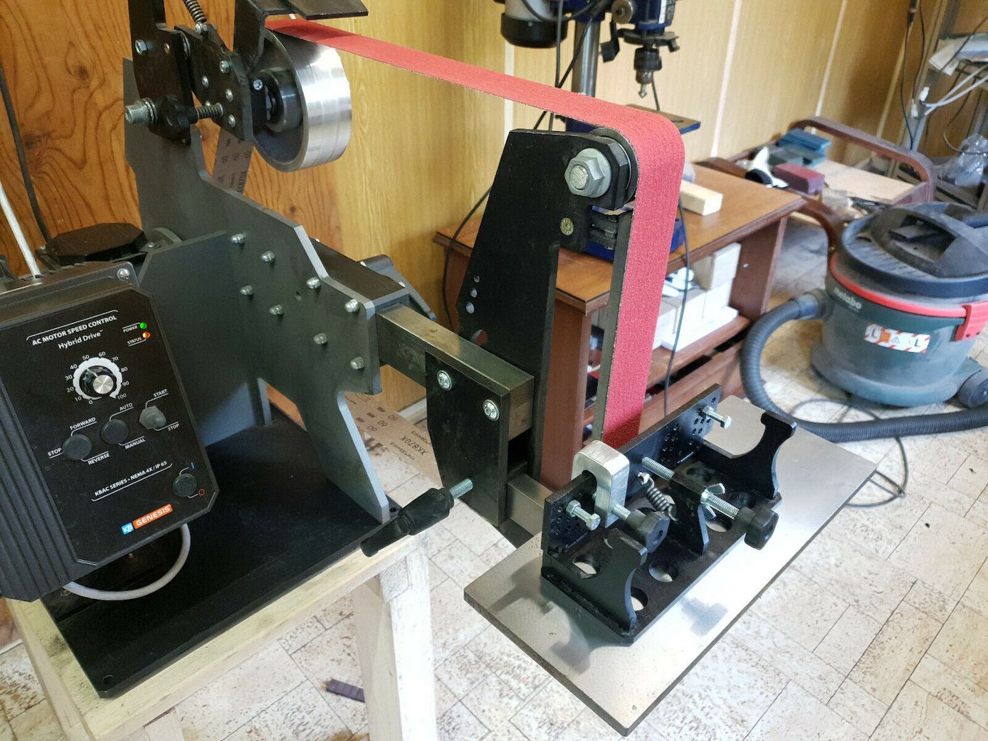 Bandschlefmaschine, Bandschleifer, Grinder 50x2000 mm