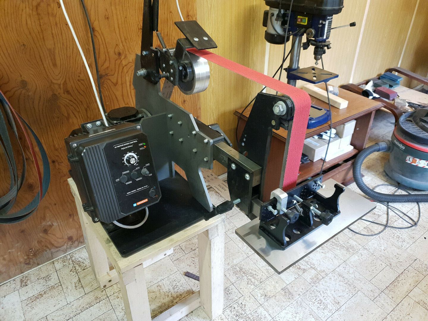 Bandschlefmaschine, Bandschleifer, Grinder 50x2000 mm