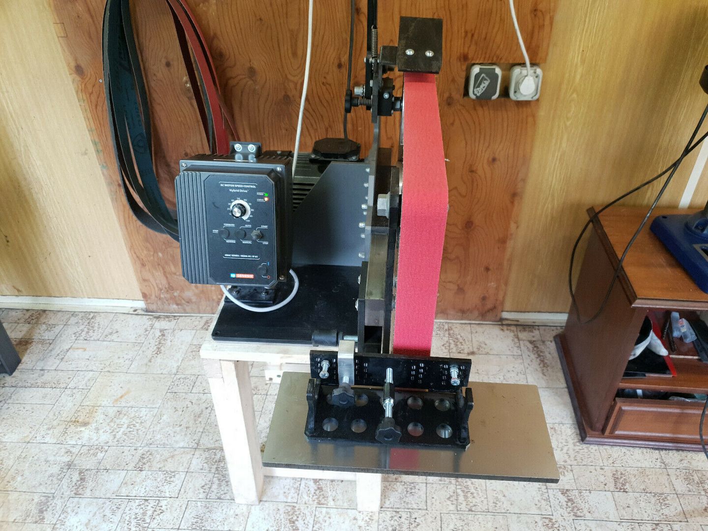 Bandschlefmaschine, Bandschleifer, Grinder 50x2000 mm