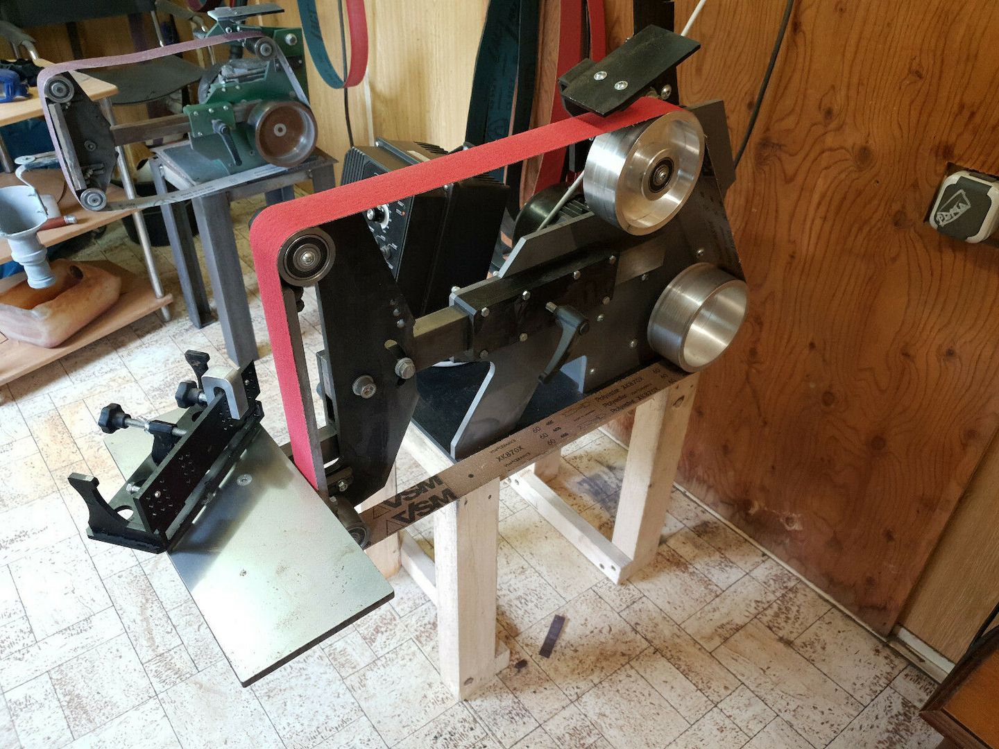 Bandschlefmaschine, Bandschleifer, Grinder 50x2000 mm