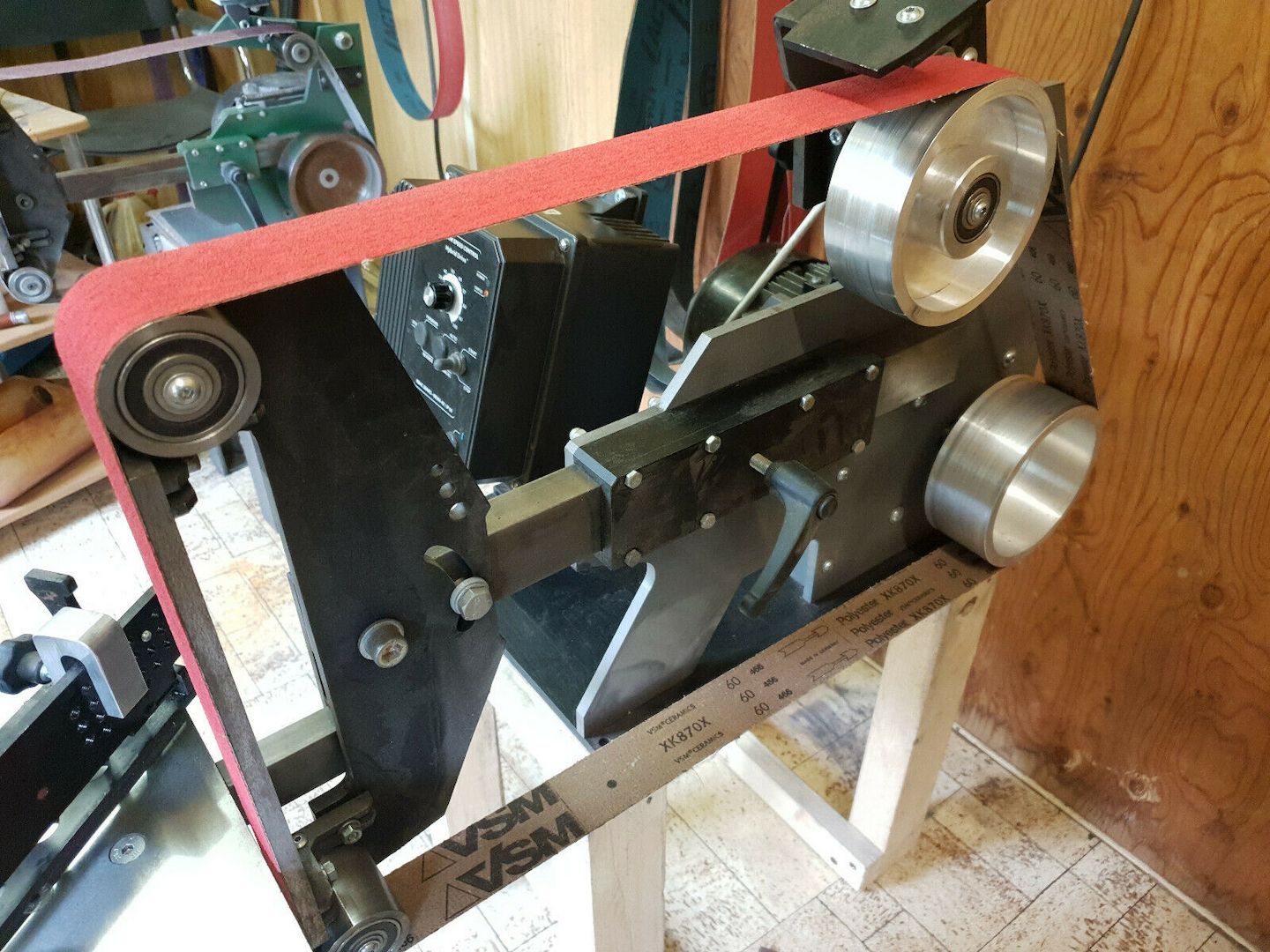 Bandschlefmaschine, Bandschleifer, Grinder 50x2000 mm