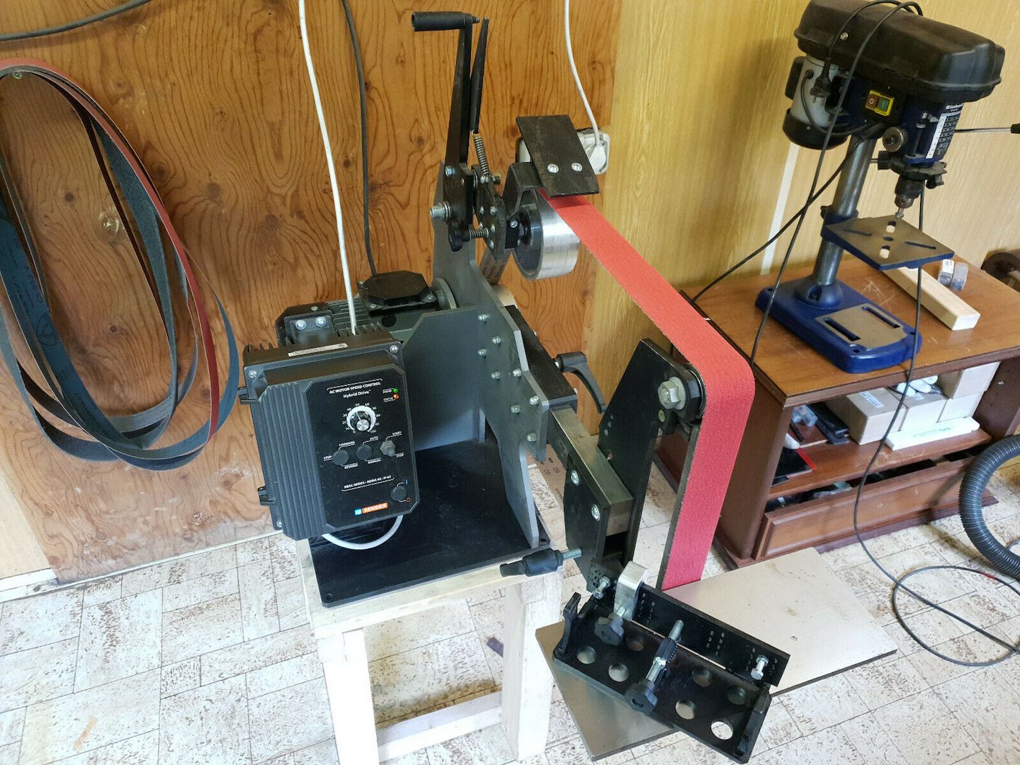 Bandschlefmaschine, Bandschleifer, Grinder 50x2000 mm