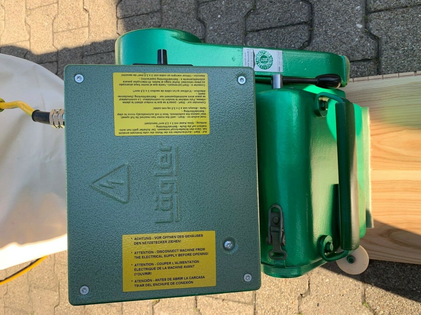 Bandschleifmaschine Lägler Hummel - Baujahr 2005