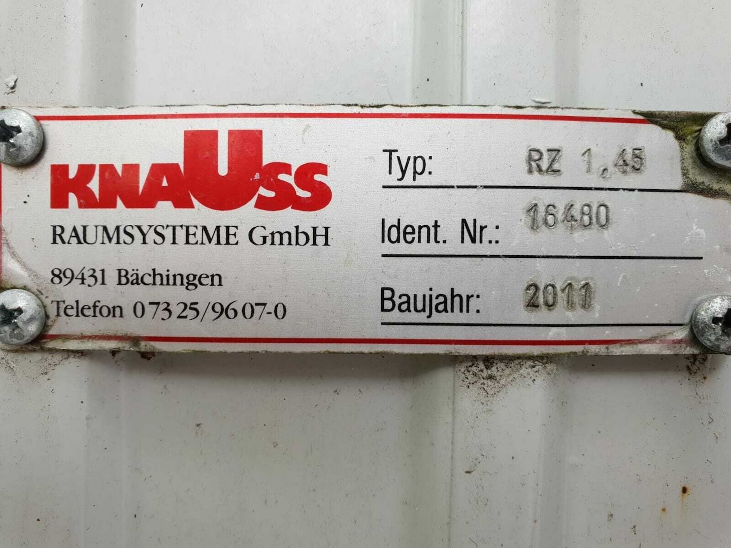 Baujahr 2011, Sanitärcontainer Knauss RZ 1,45, WC Container Toilettencontainer