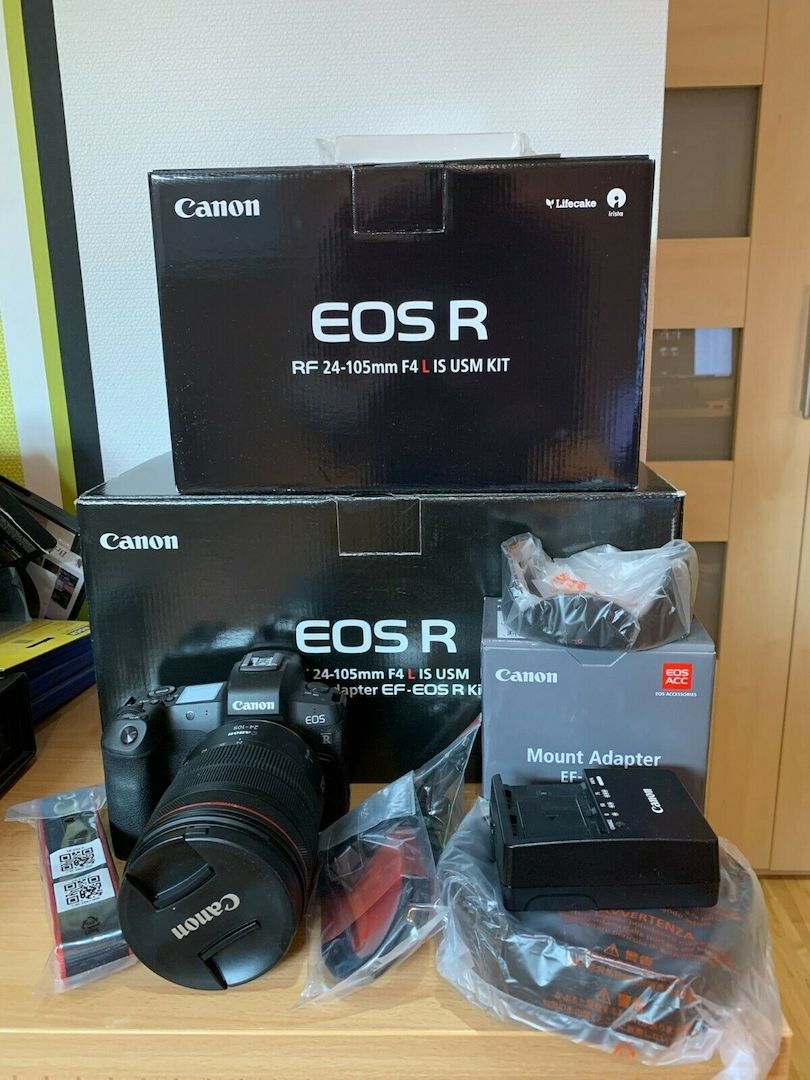 Canon EOS R Kit mit RF 24-105mm f4L IS USM, OVP, wie neu