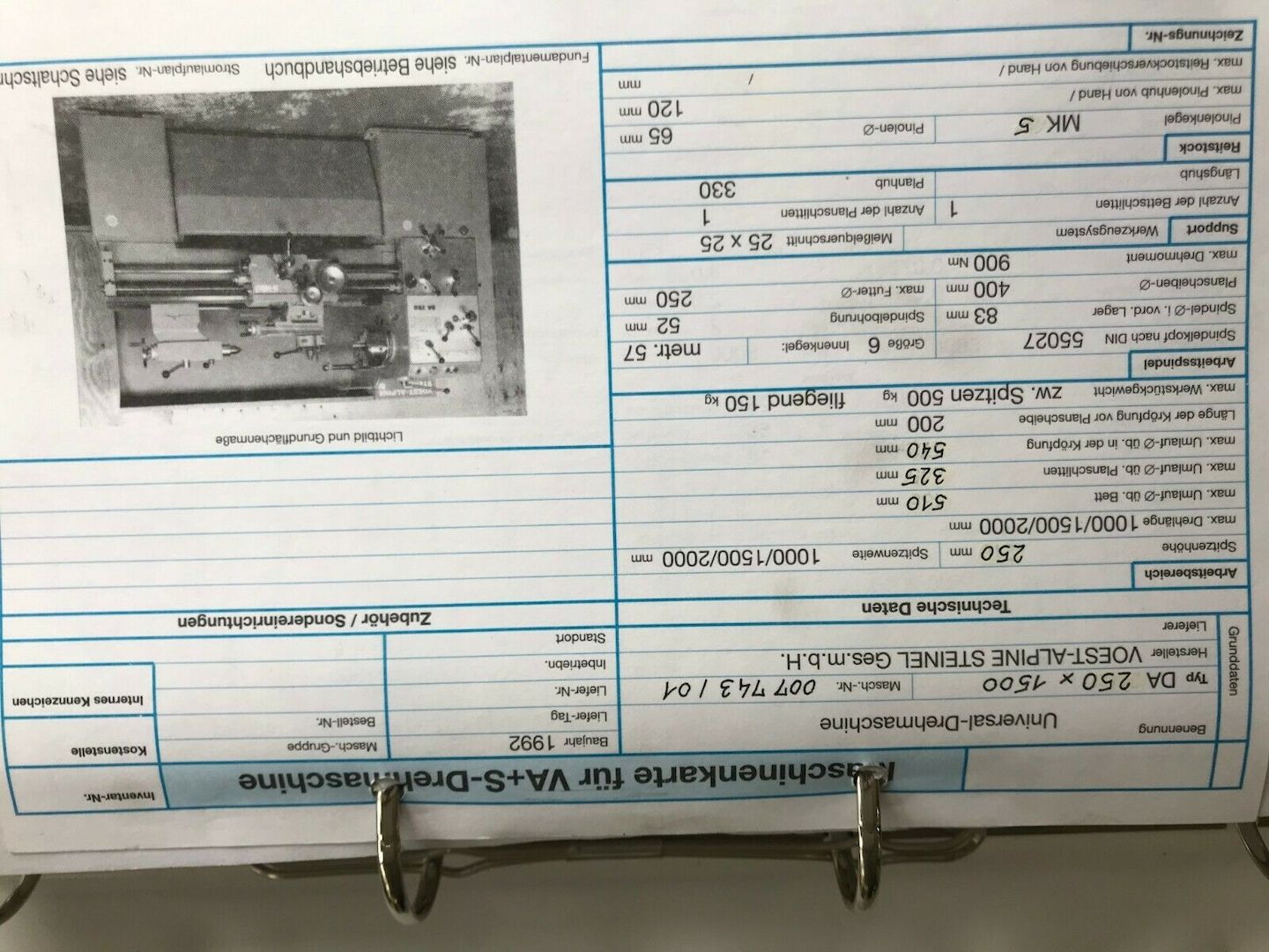 Drehmaschine Quantum D 310x910 SGE