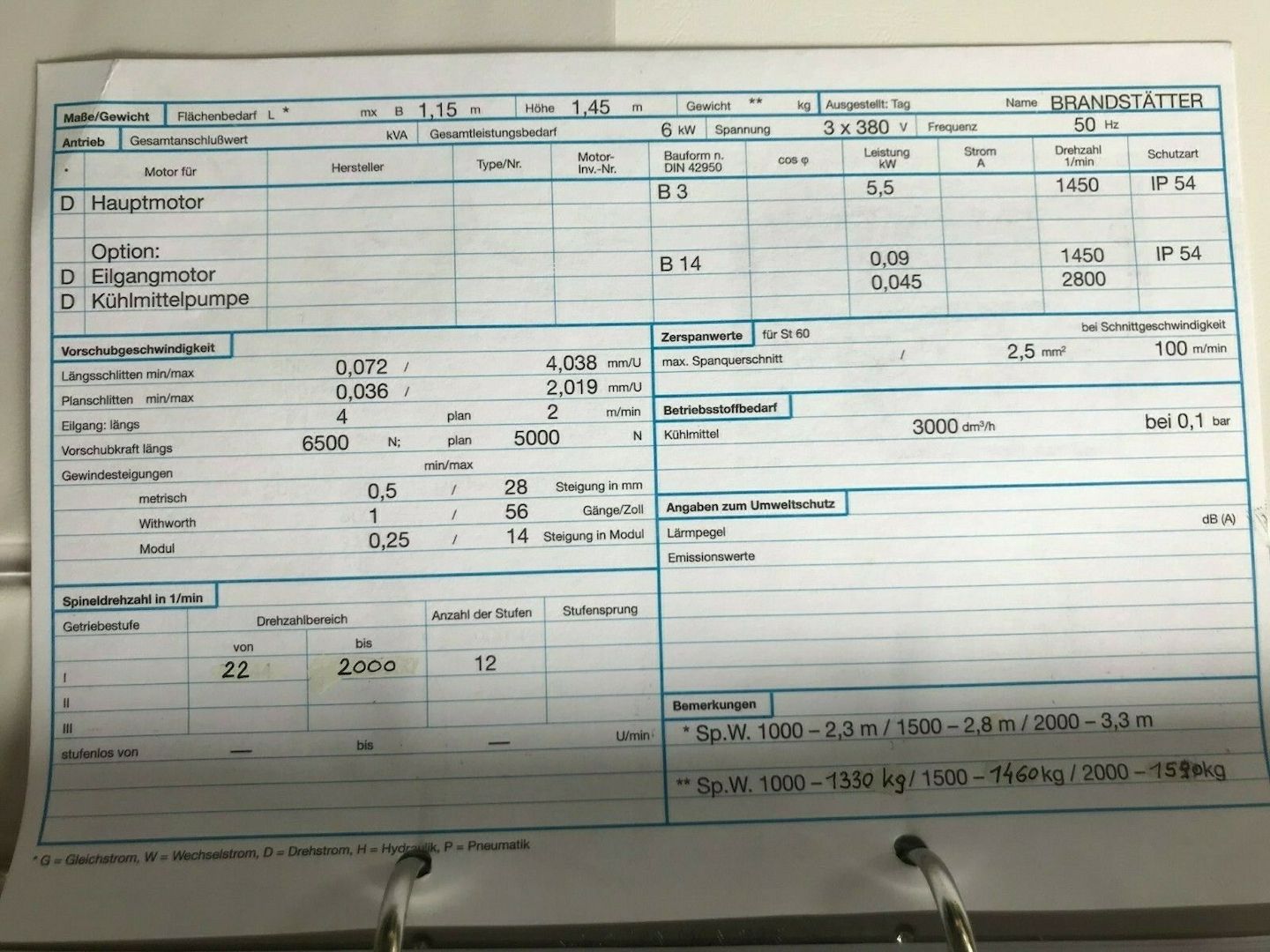 Drehmaschine Quantum D 310x910 SGE