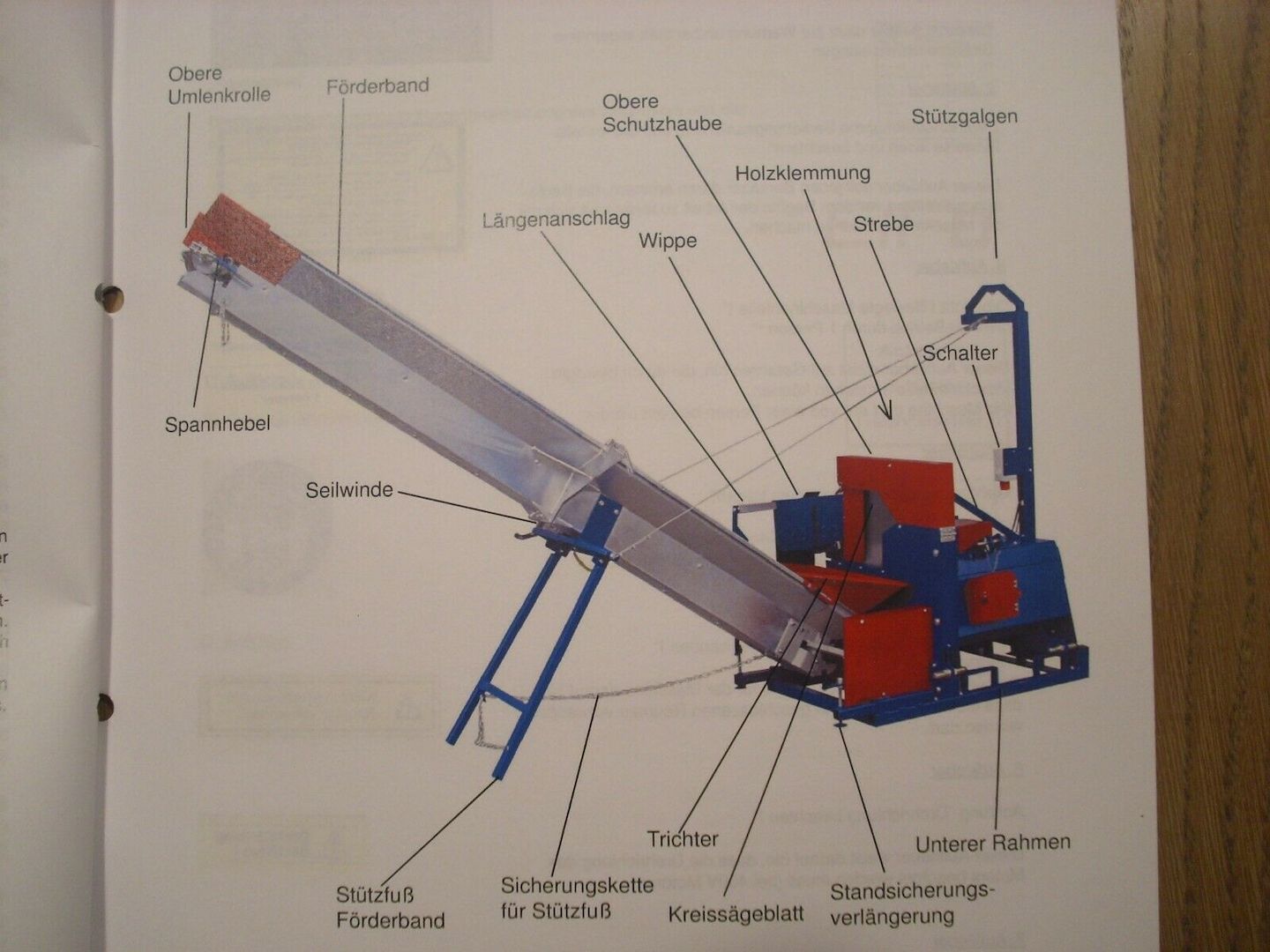 EiFo Kreissäge mit Förderband, Wippsäge, Brennholzsäge