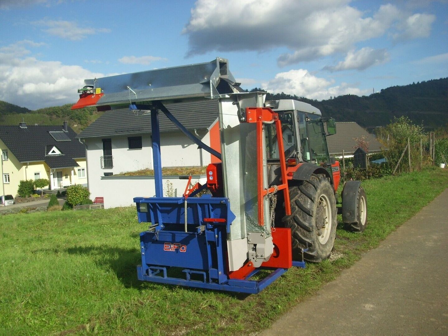 EiFo Kreissäge mit Förderband, Wippsäge, Brennholzsäge