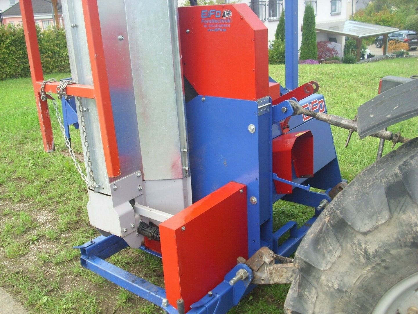 EiFo Kreissäge mit Förderband, Wippsäge, Brennholzsäge