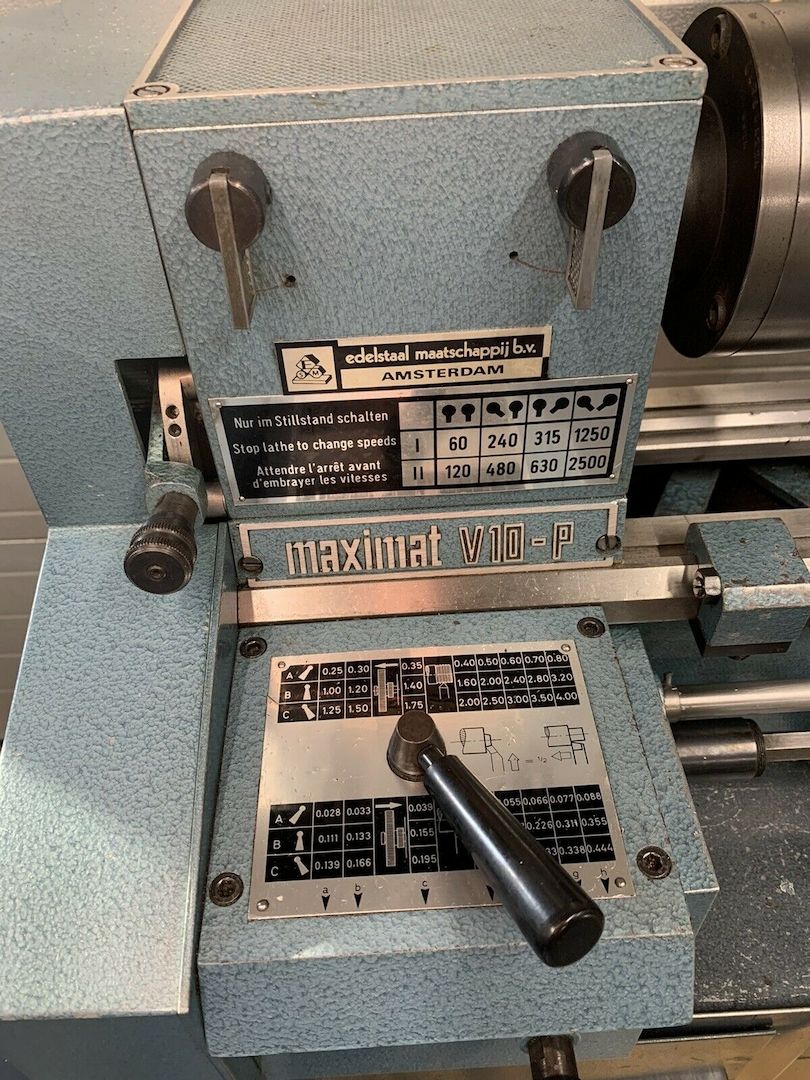 Emco Maximat V10-P + Fräsaufsatz Drehmaschine Drehbank