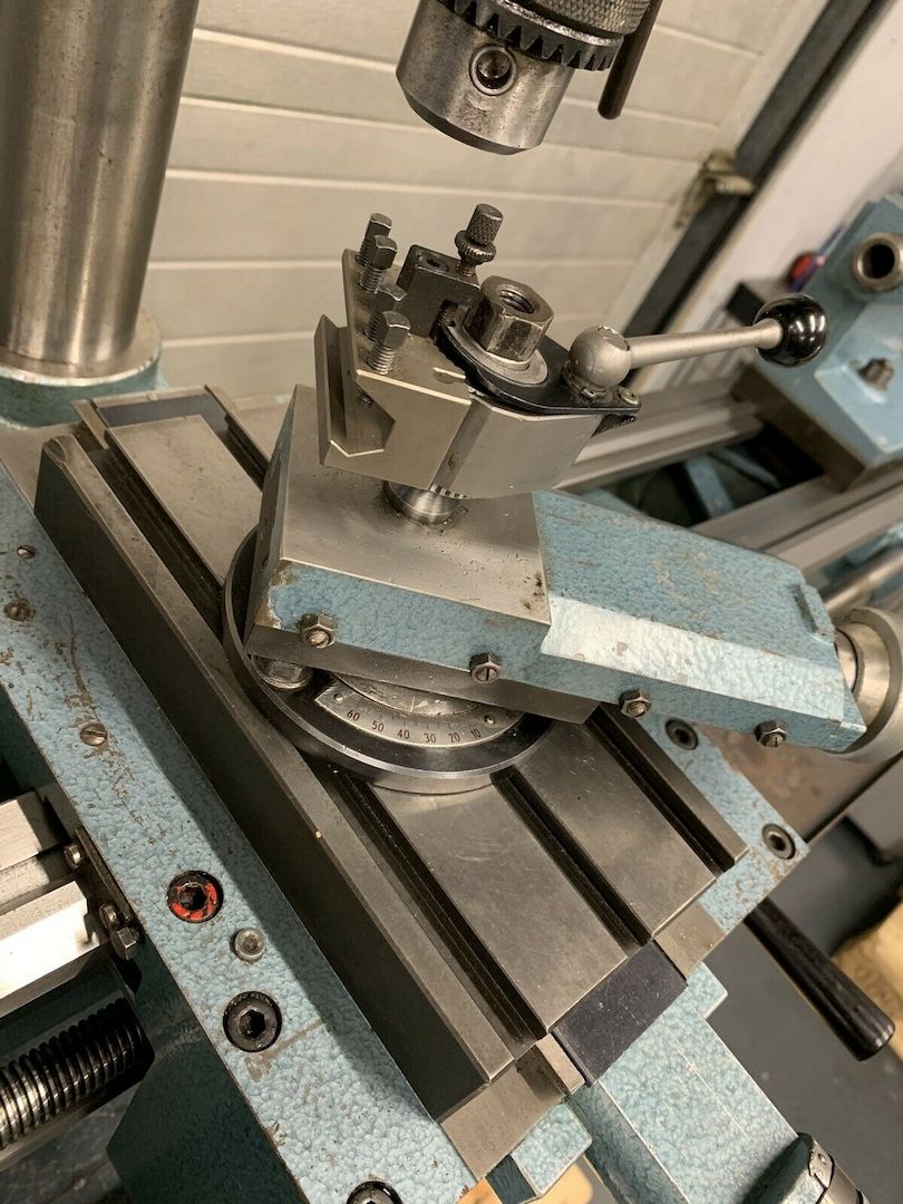 Emco Maximat V10-P + Fräsaufsatz Drehmaschine Drehbank