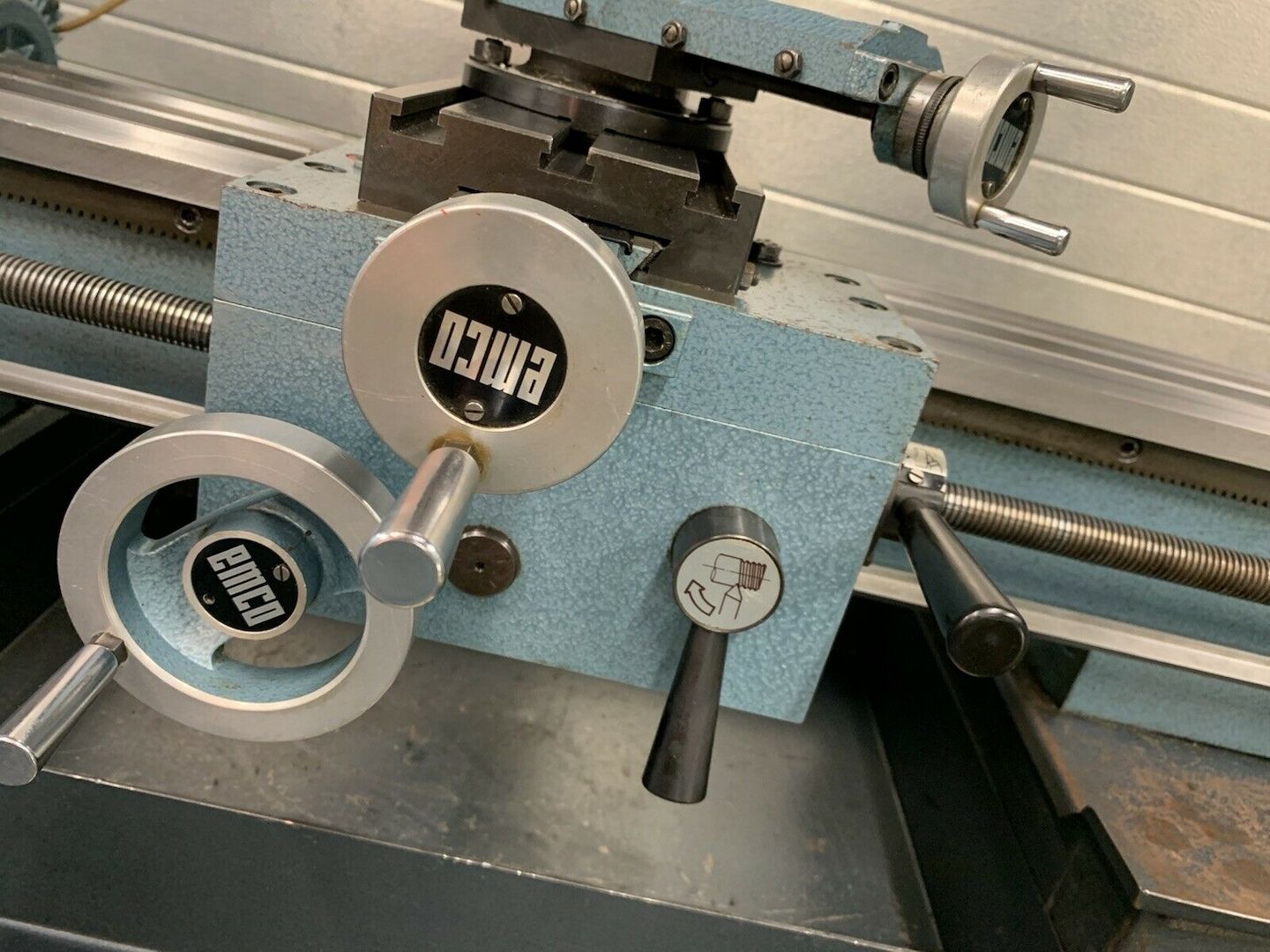 Emco Maximat V10-P + Fräsaufsatz Drehmaschine Drehbank