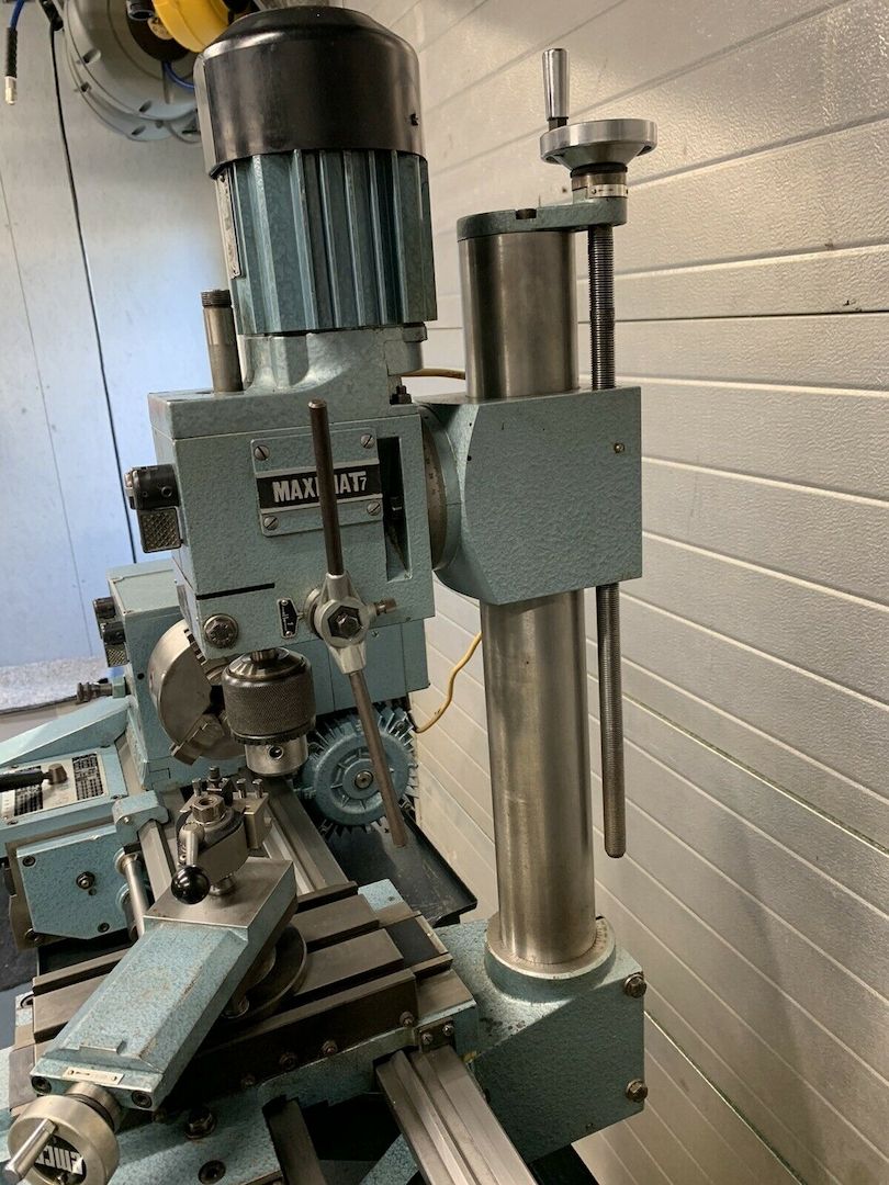 Emco Maximat V10-P + Fräsaufsatz Drehmaschine Drehbank