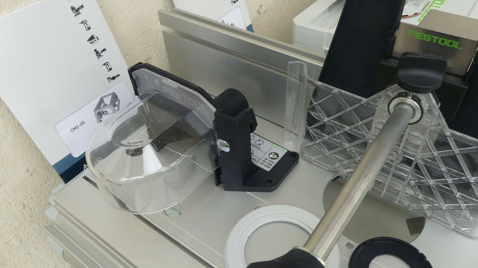 Festool Tischfräse TF 1400-Set mit Grundeinheit,CMS-OF und OF 1400 EBQ-Plus