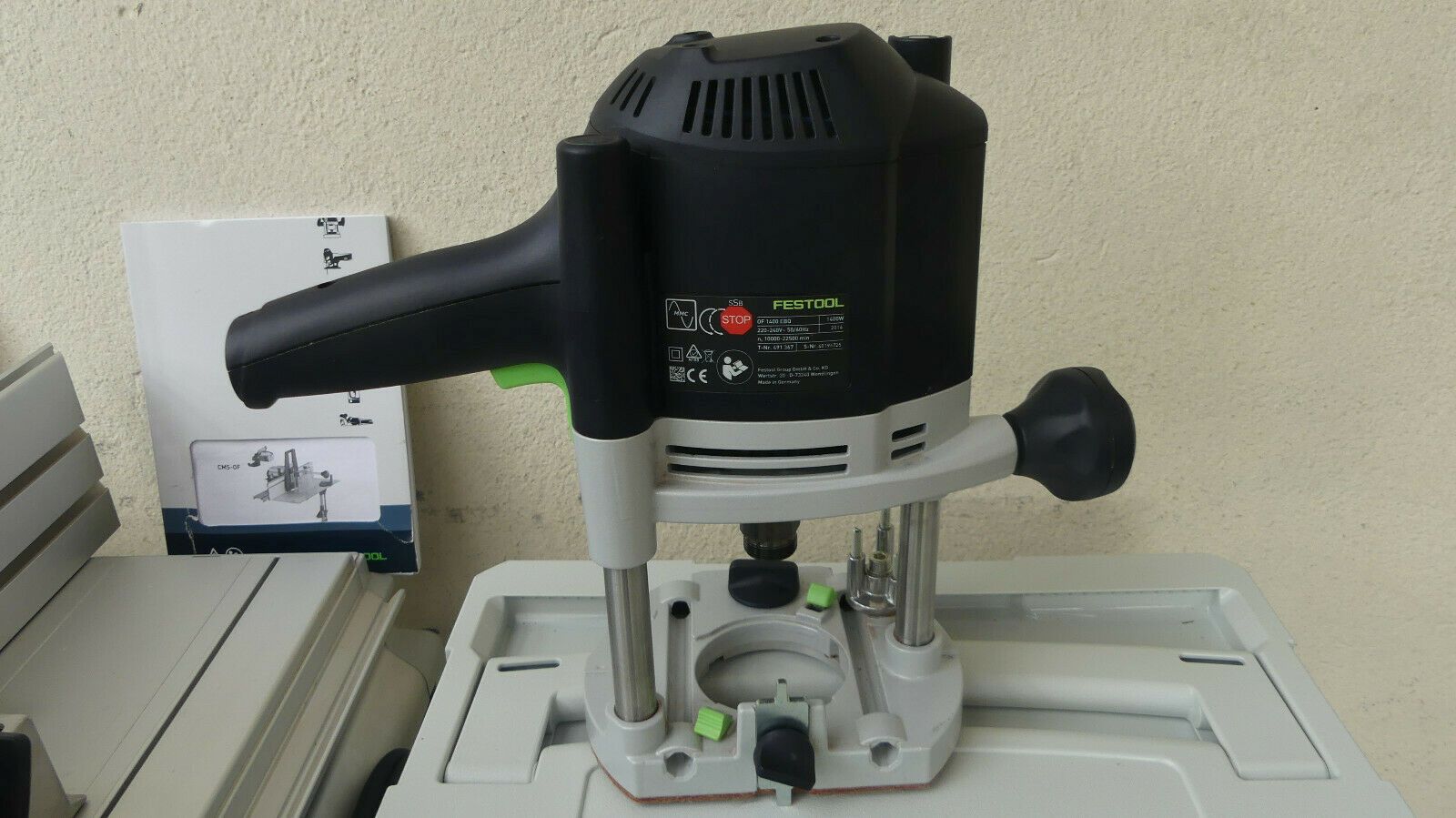 Festool Tischfräse TF 1400-Set mit Grundeinheit,CMS-OF und OF 1400 EBQ-Plus