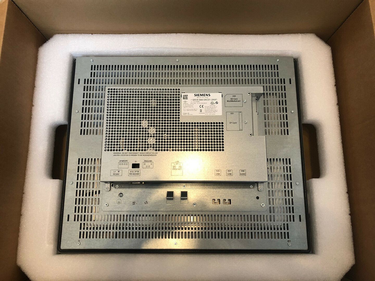 Geprüft Siemens 6AV6644-0AC01-2AX1 Simatic Mp 377 19  Touch Multi Panel Display