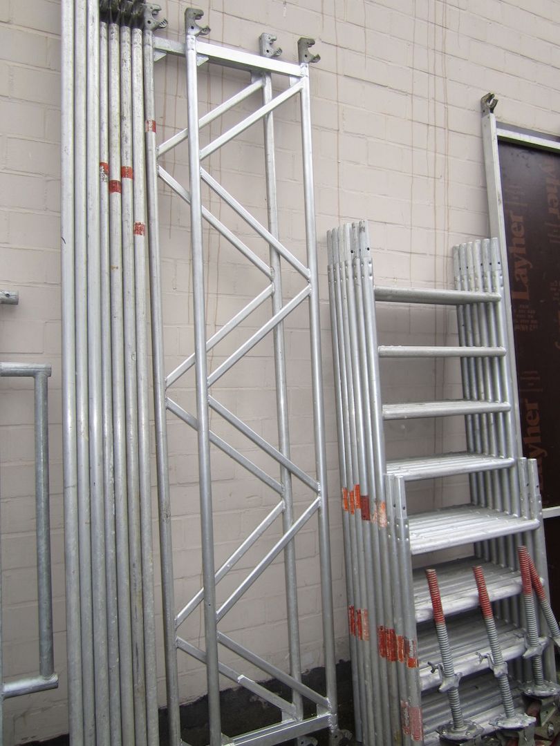 Gerüst Rollgerüst Baugerüst Layher Aluminium AH 8,5m