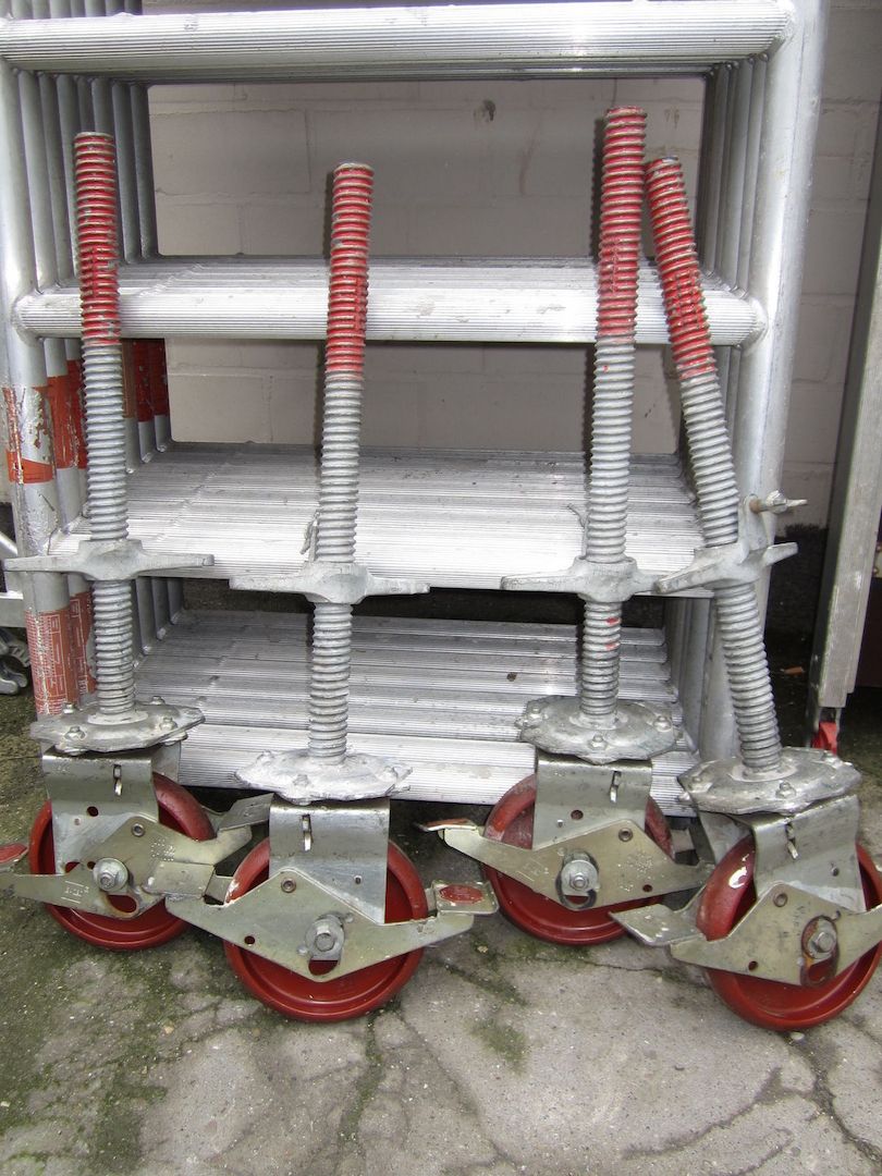 Gerüst Rollgerüst Baugerüst Layher Aluminium AH 8,5m