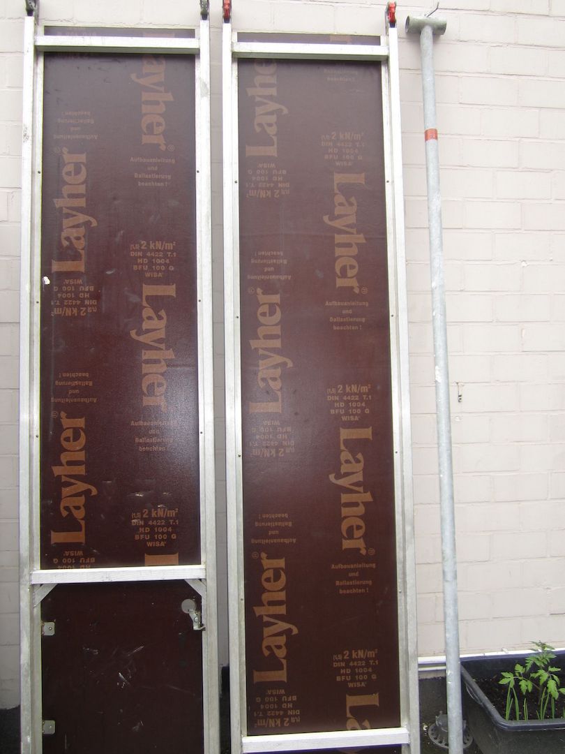 Gerüst Rollgerüst Baugerüst Layher Aluminium AH 8,5m