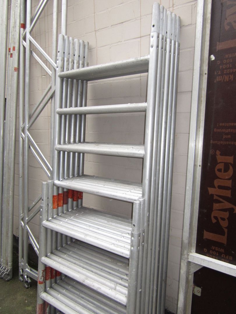 Gerüst Rollgerüst Baugerüst Layher Aluminium AH 8,5m