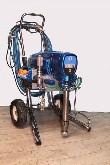 Graco Mark V Airless, Smart Control +Auto Clean mit Graco Pistole  Schlauch