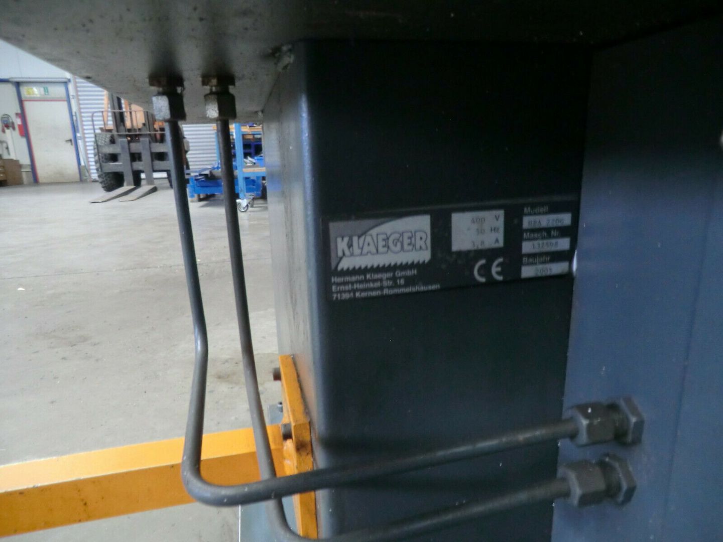 Kläger Gehrungsbandsäge mit CoolTool Spülsystem