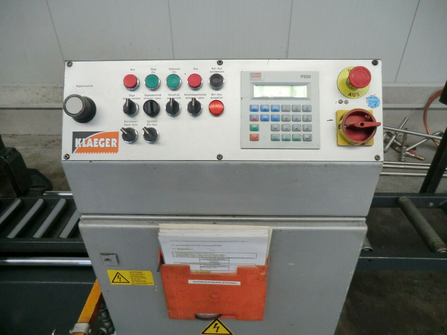 Kläger Gehrungsbandsäge mit CoolTool Spülsystem