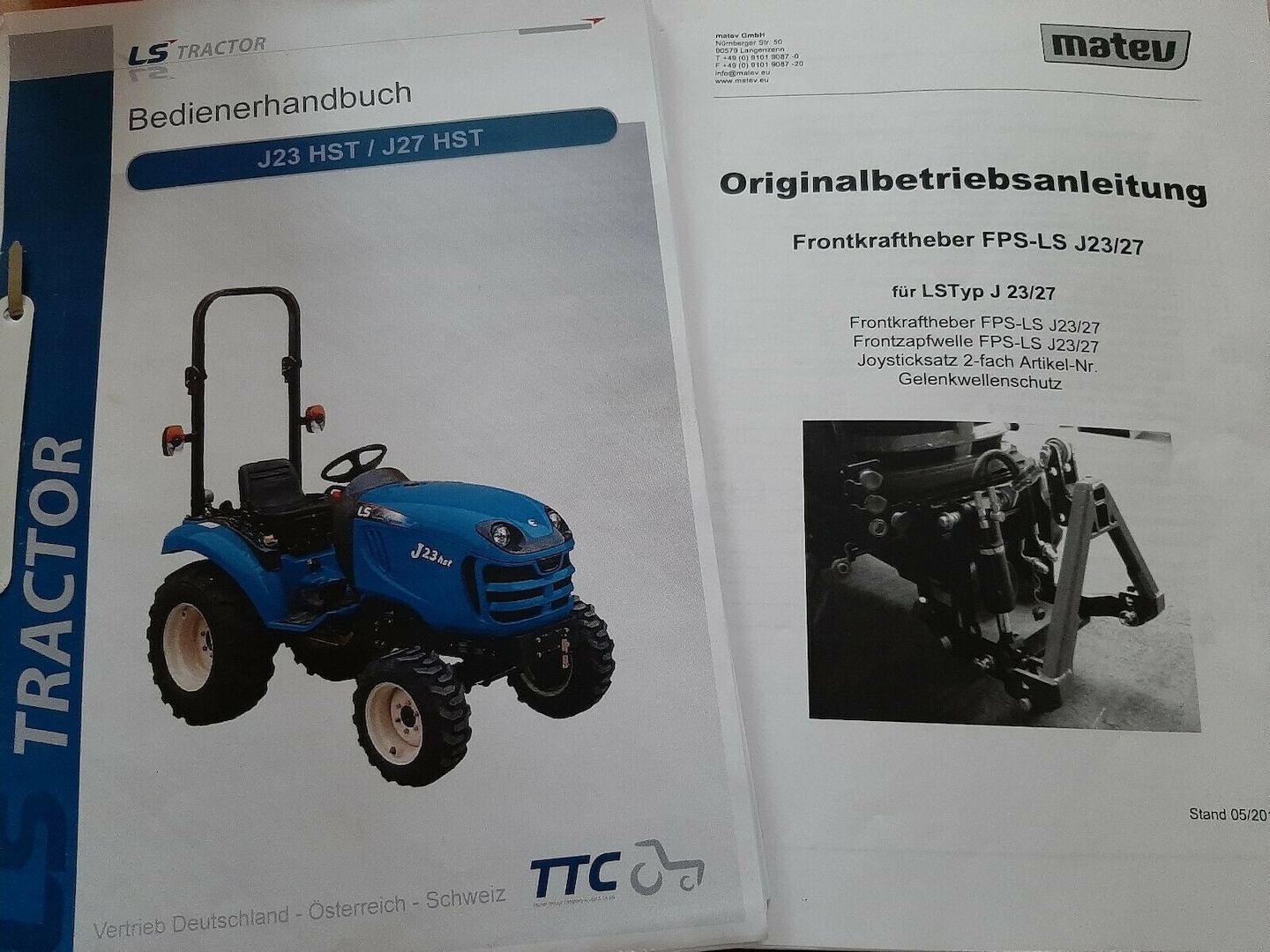 Kleintraktor Kommunaltraktor Allradtraktor L&S J 23 PS Hydrostat 84 Bh