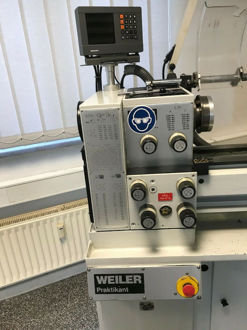 Leit und Zugspindeldrehmaschine Weiler Praktikant 160B