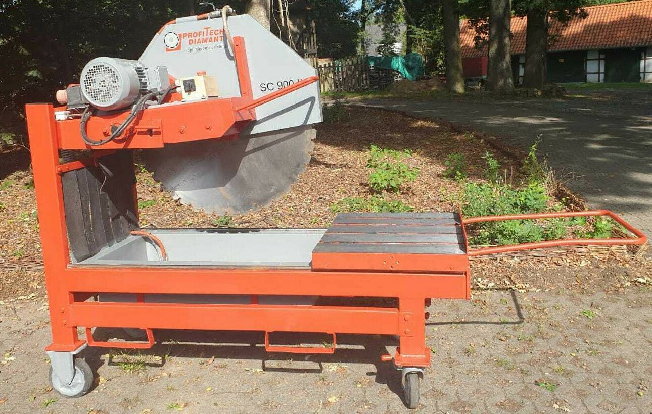 Nassschneidemaschine, Steintrennmaschine, Steinsäge, Nassschneidetisch, Steinsch