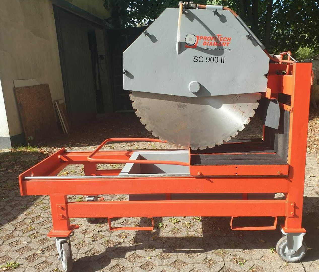 Nassschneidemaschine, Steintrennmaschine, Steinsäge, Nassschneidetisch, Steinsch