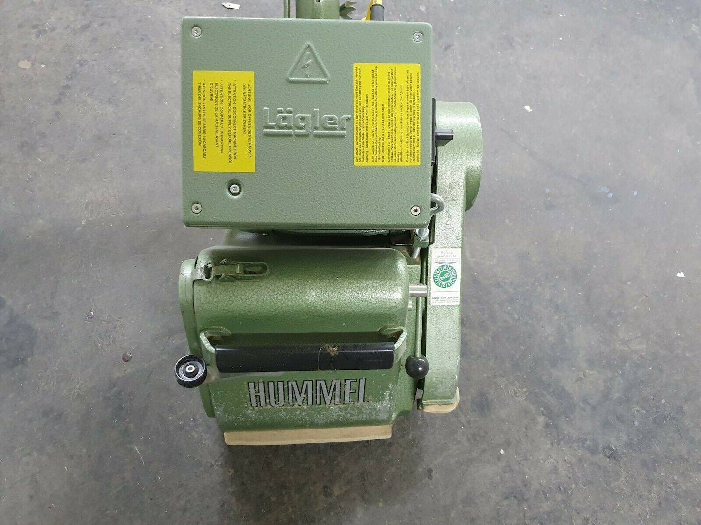 Parkettschleifmaschine Lägler Hummel Parkettschleifmaschine Lägler Hummel