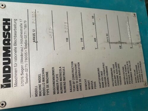 Profilbiegemaschine Indumasch Arkus 12