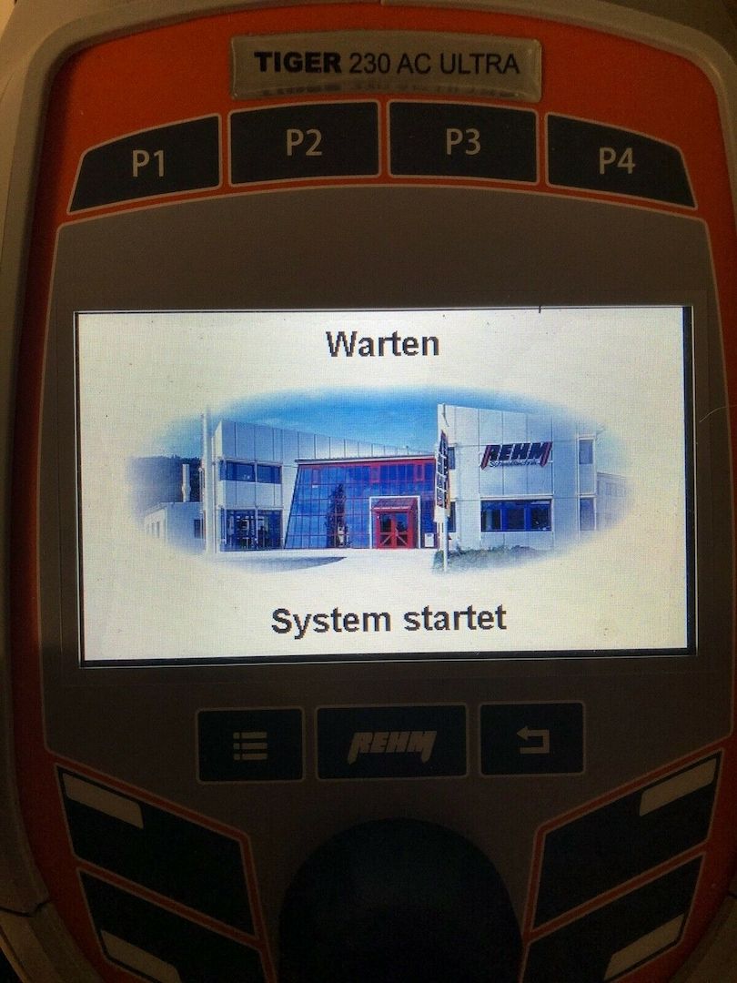 Rehm WIG E-Hand Schweißgerät Tiger 230 ACDC Ultra digital mit Wasserkühlung NEU