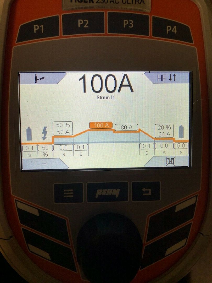 Rehm WIG E-Hand Schweißgerät Tiger 230 ACDC Ultra digital mit Wasserkühlung NEU