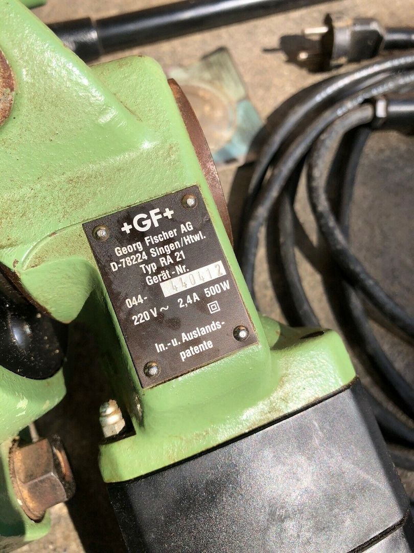 Rohrsäge Rohrtrenn- & Anfasmaschine GF Georg Fischer Orbitalum tubesaw pipe cut